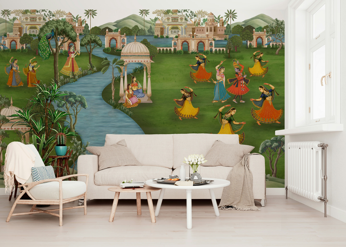 Ragamala Rhythm Wall Mural