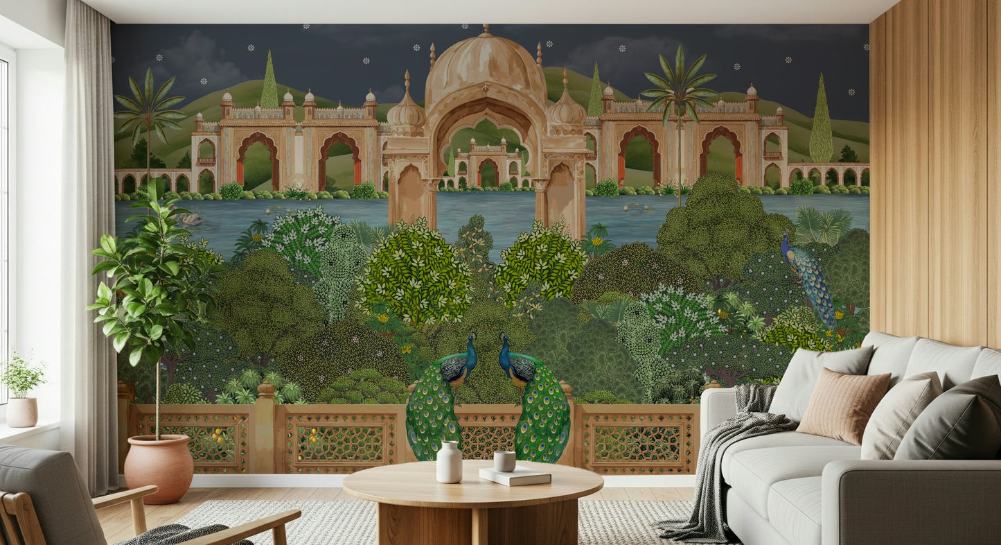 Mughal Moonlight Wall Mural