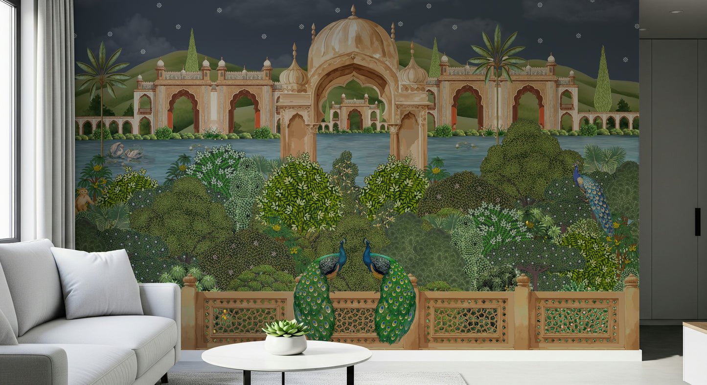 Mughal Moonlight Wall Mural
