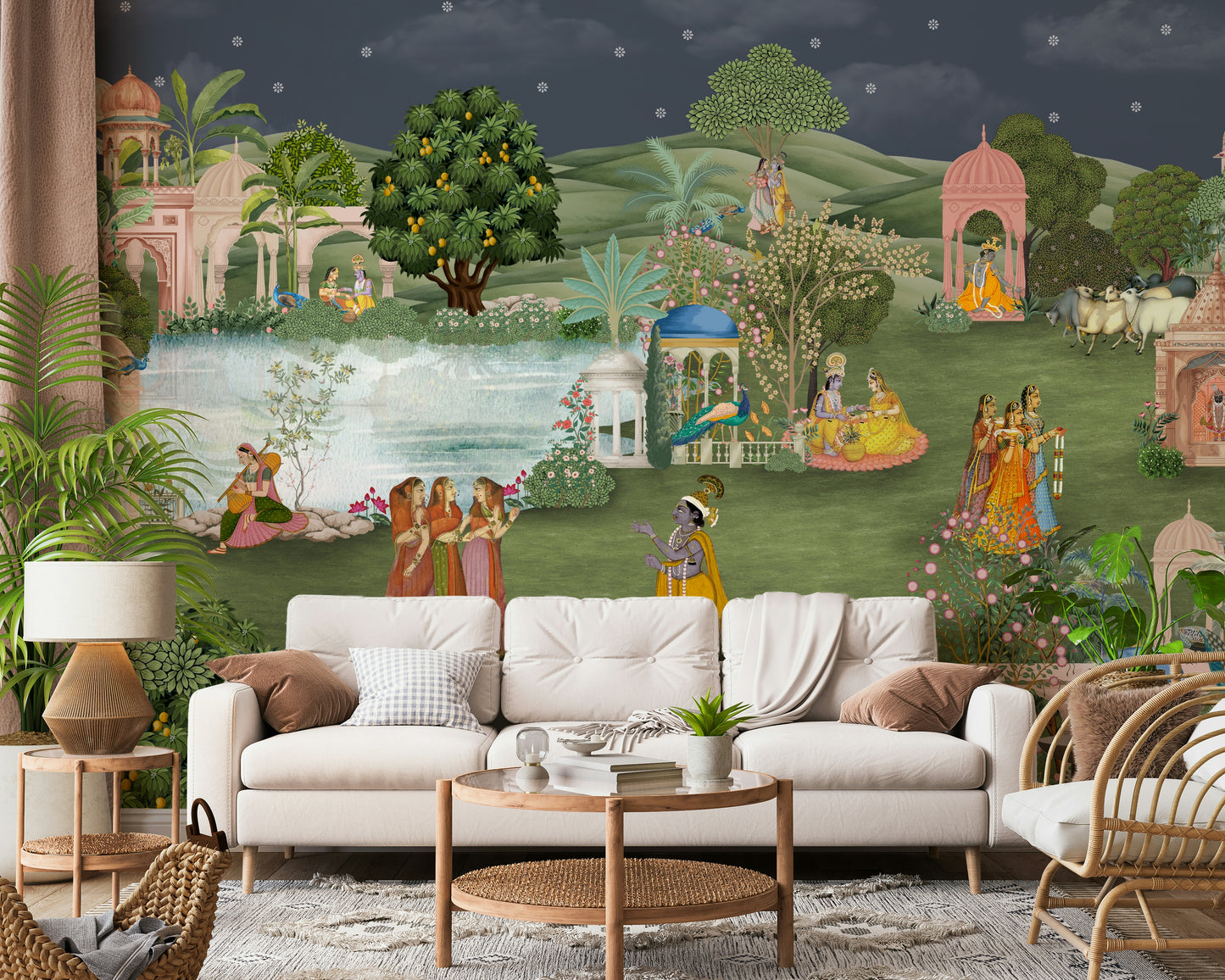 Vrindavan Vihar Wall Mural