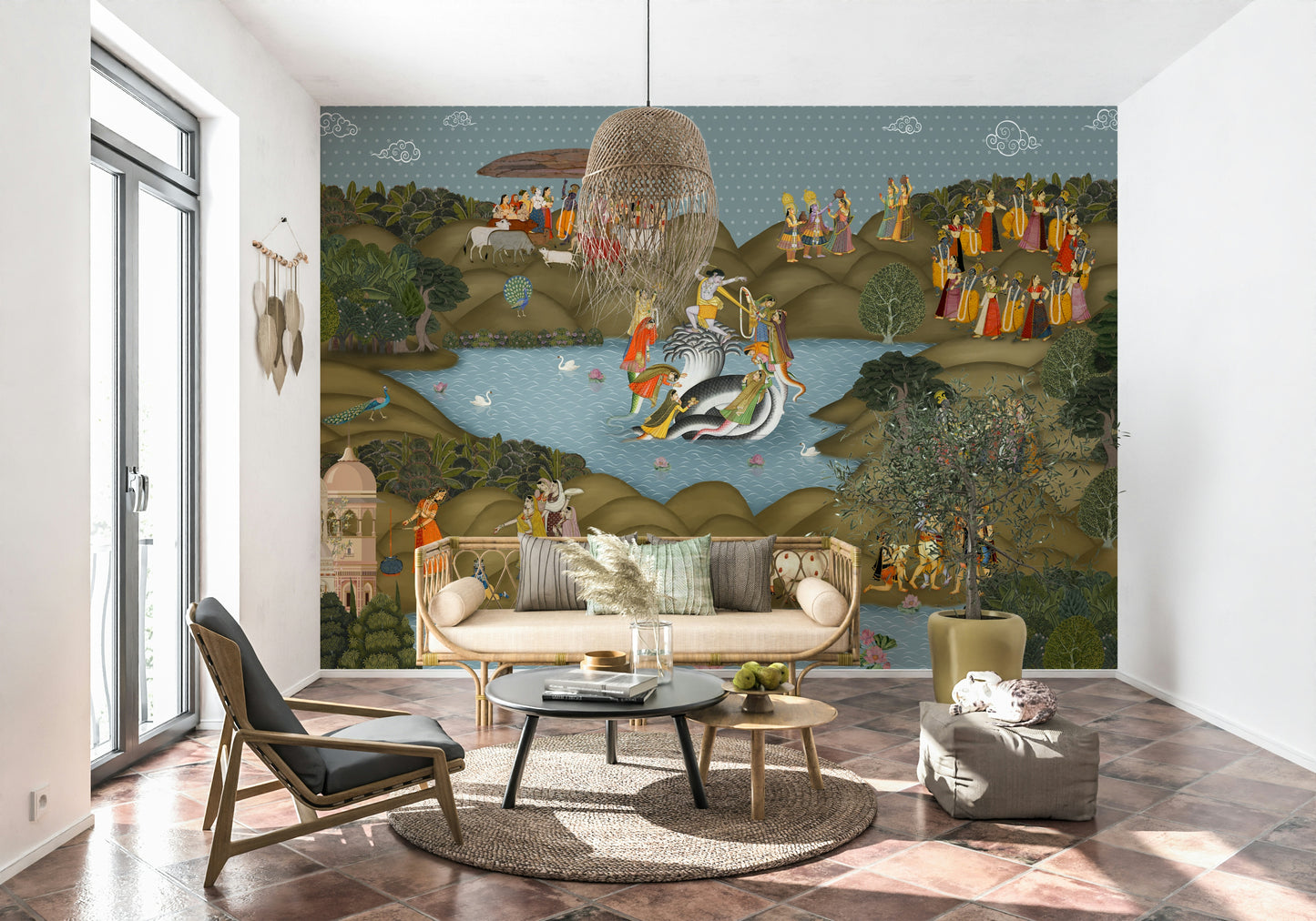 Kaliya Mardan Saga Wall Mural