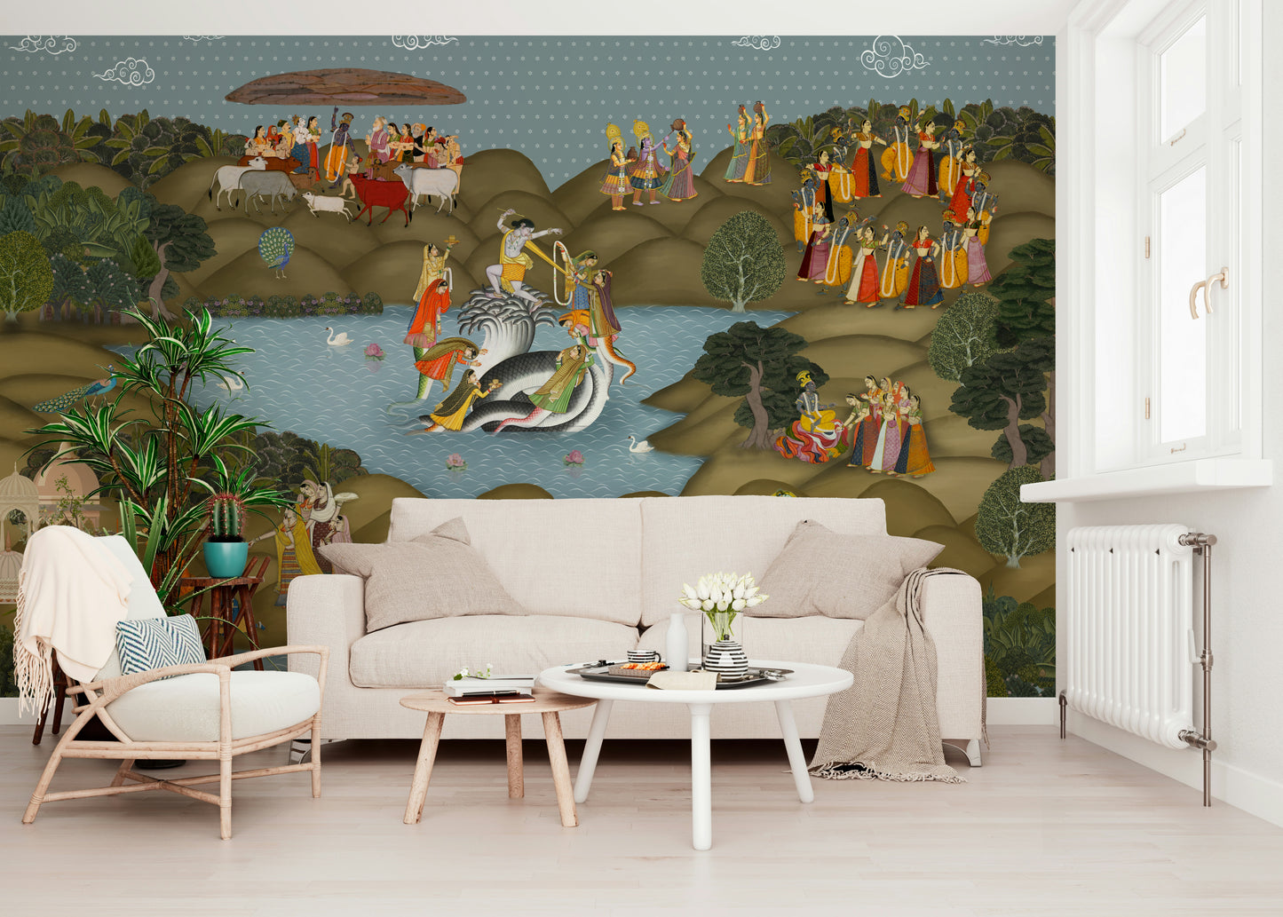 Kaliya Mardan Saga Wall Mural