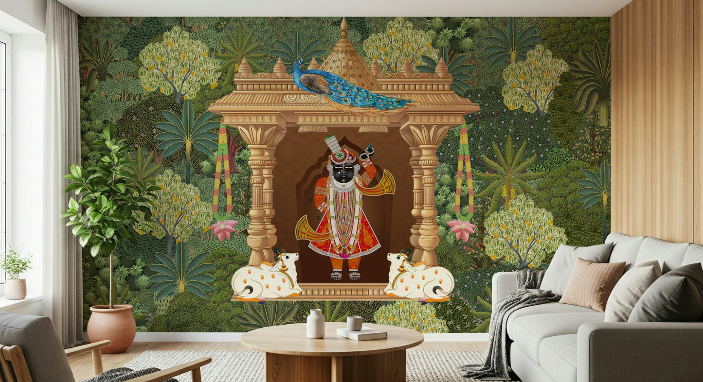 Shrinathji Sanctuary Wall Mural