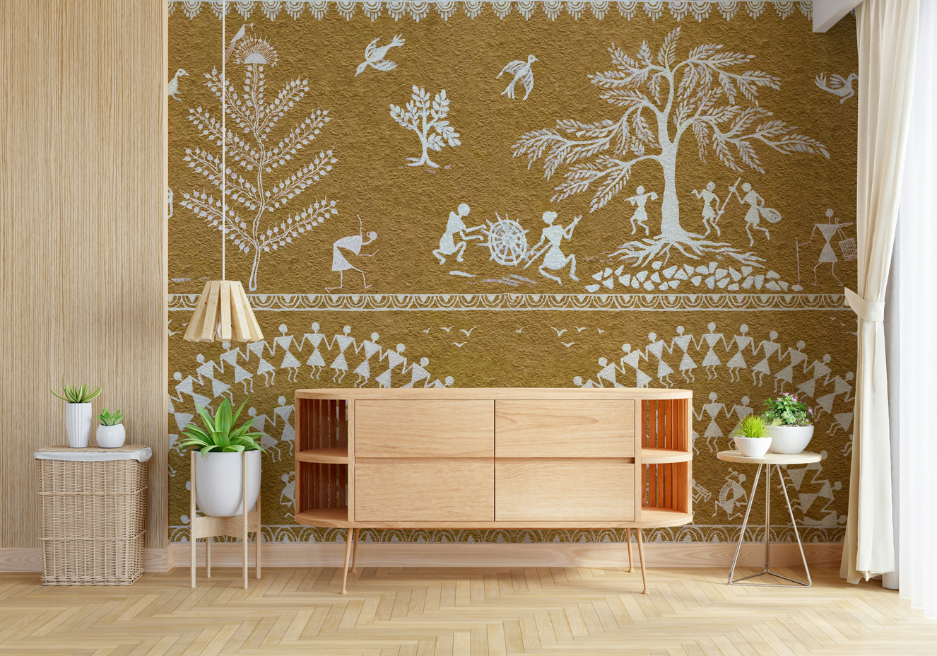 Tribal Dance Wall Mural