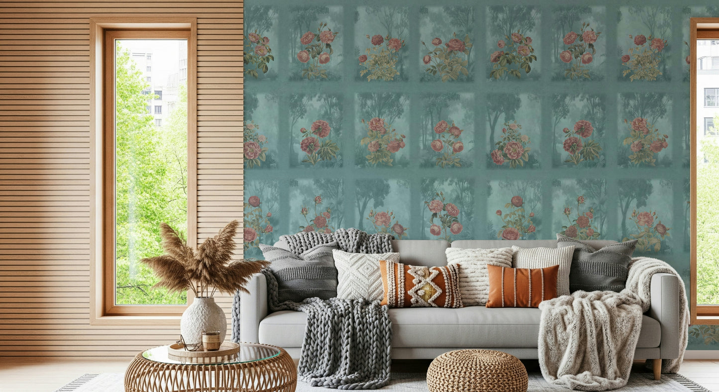 Forest Rose Dreams Wall Mural