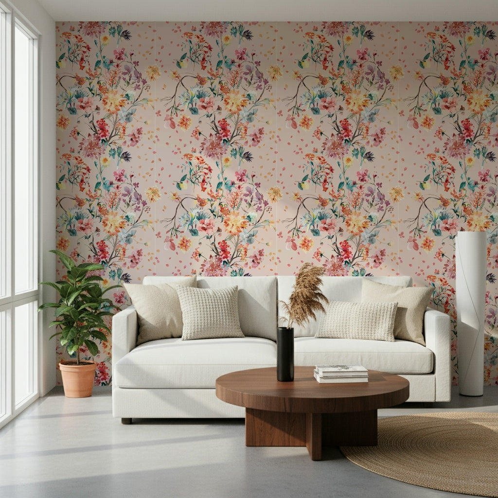 Chinoiserie Flower Wallpaper⁠