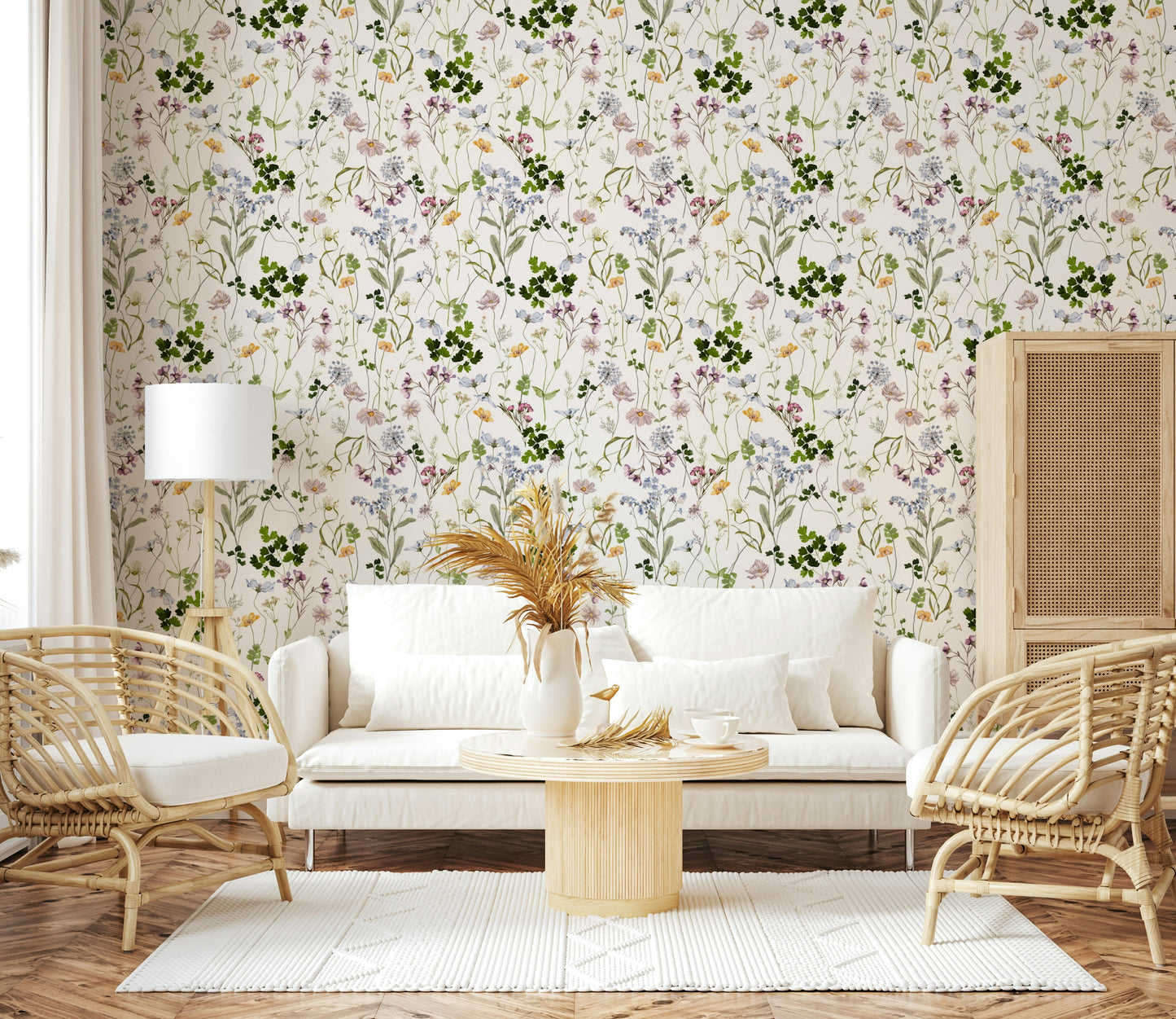 Wildflower Early Summer Meadow Wallpaper⁠