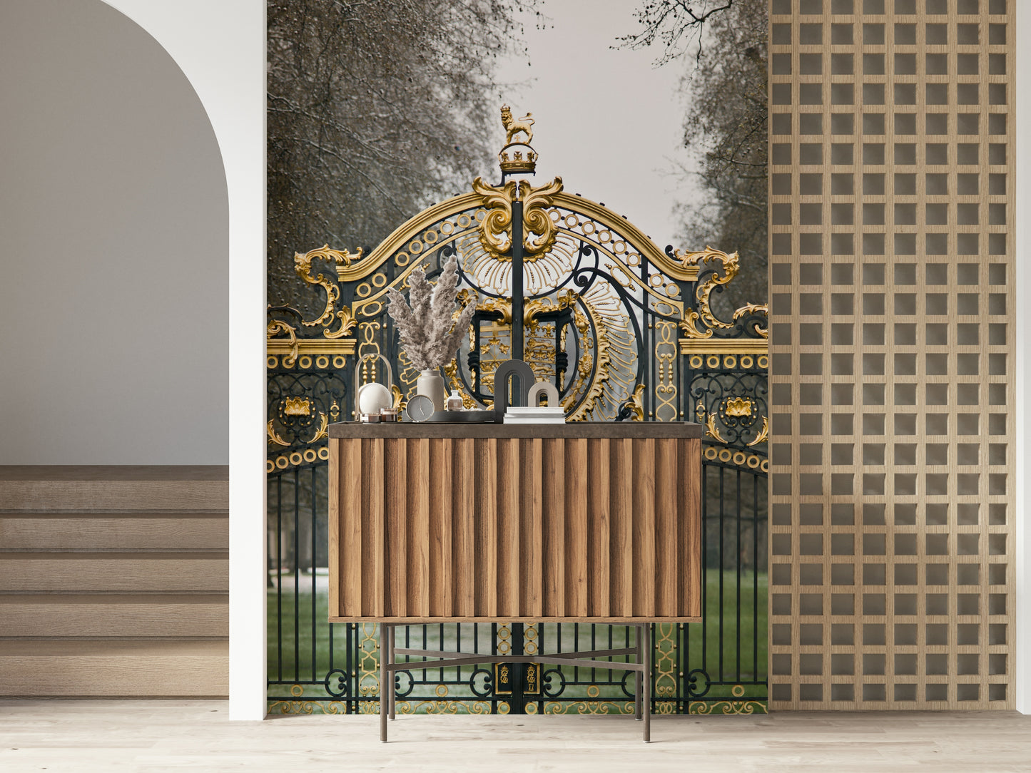 Green Park Gate Wall Mural