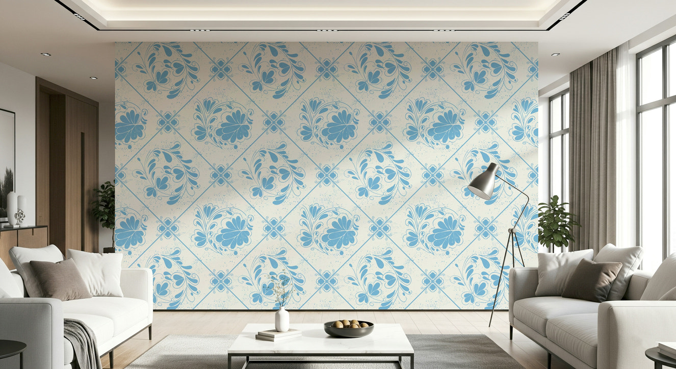 Delft Bloom Wallpaper⁠