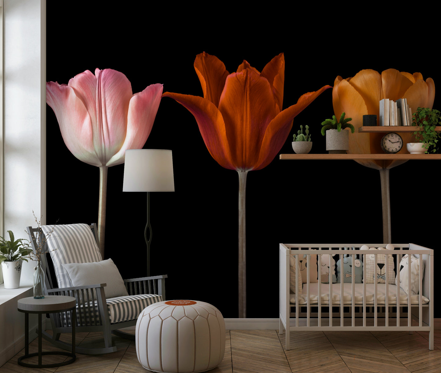 Tulip Trio Wall Mural
