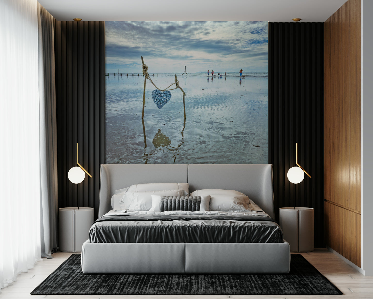Beach Love Wall Mural