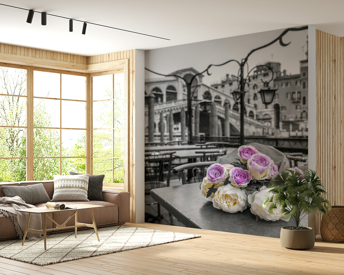 Venetian Blooms Wall Mural