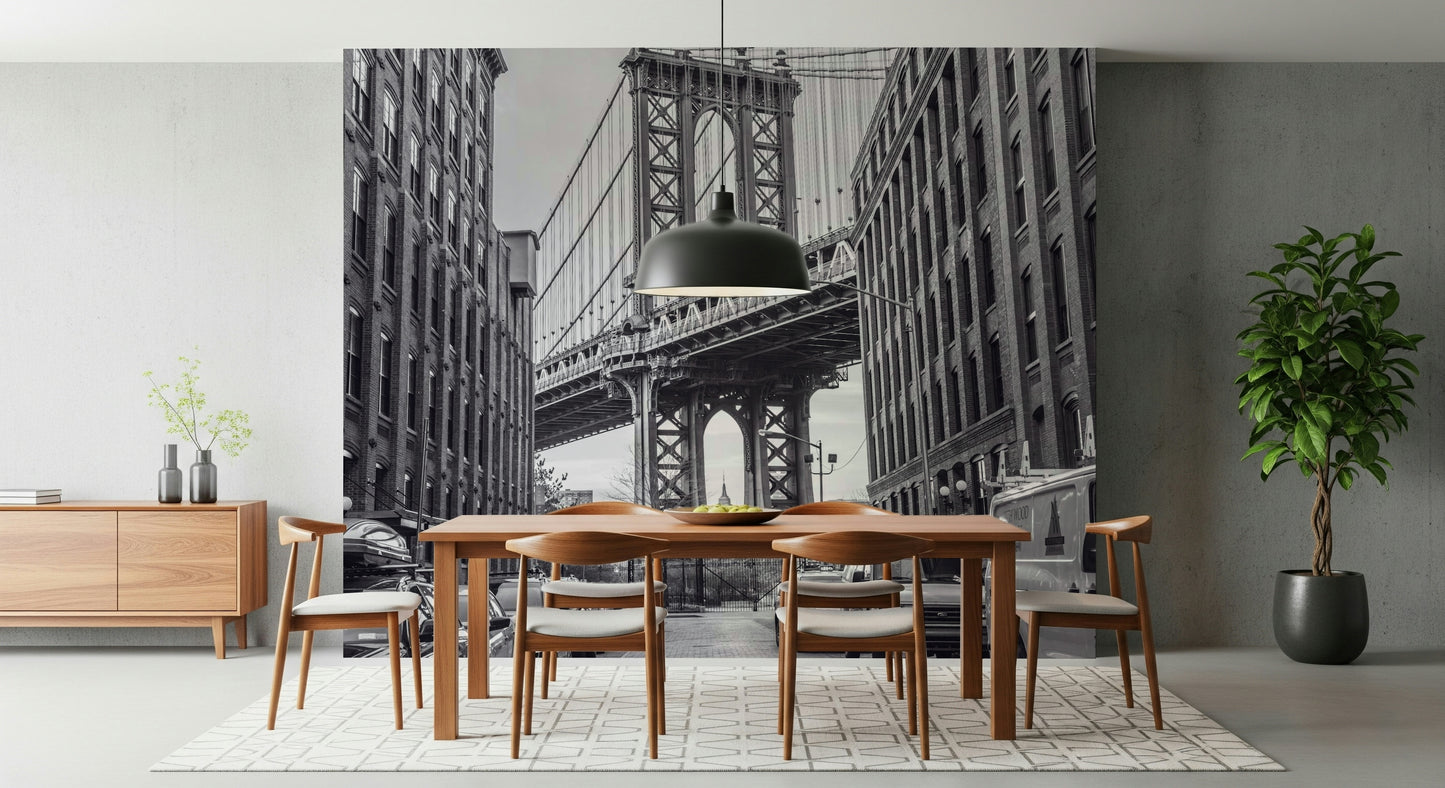 Manhattan Bridge from the Dumbo  Wall Mural