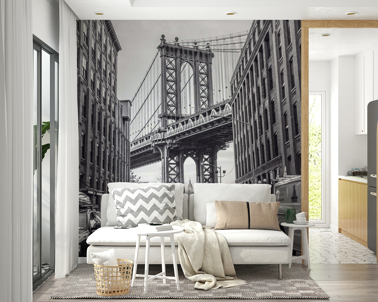 Manhattan Bridge from the Dumbo  Wall Mural