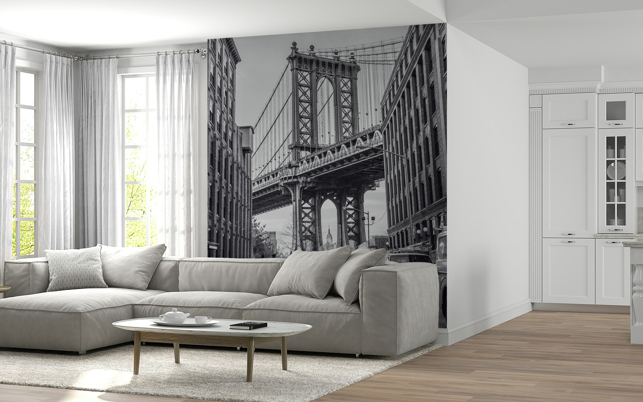 Manhattan Bridge from the Dumbo  Wall Mural