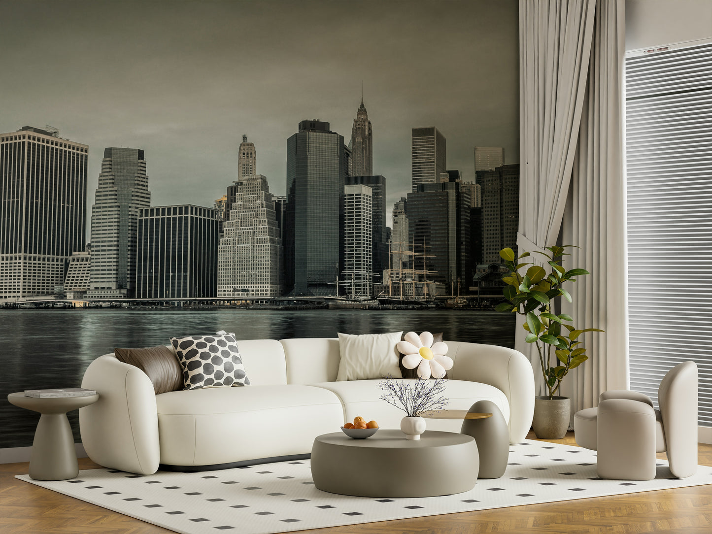 NYC Skyline Wall Mural