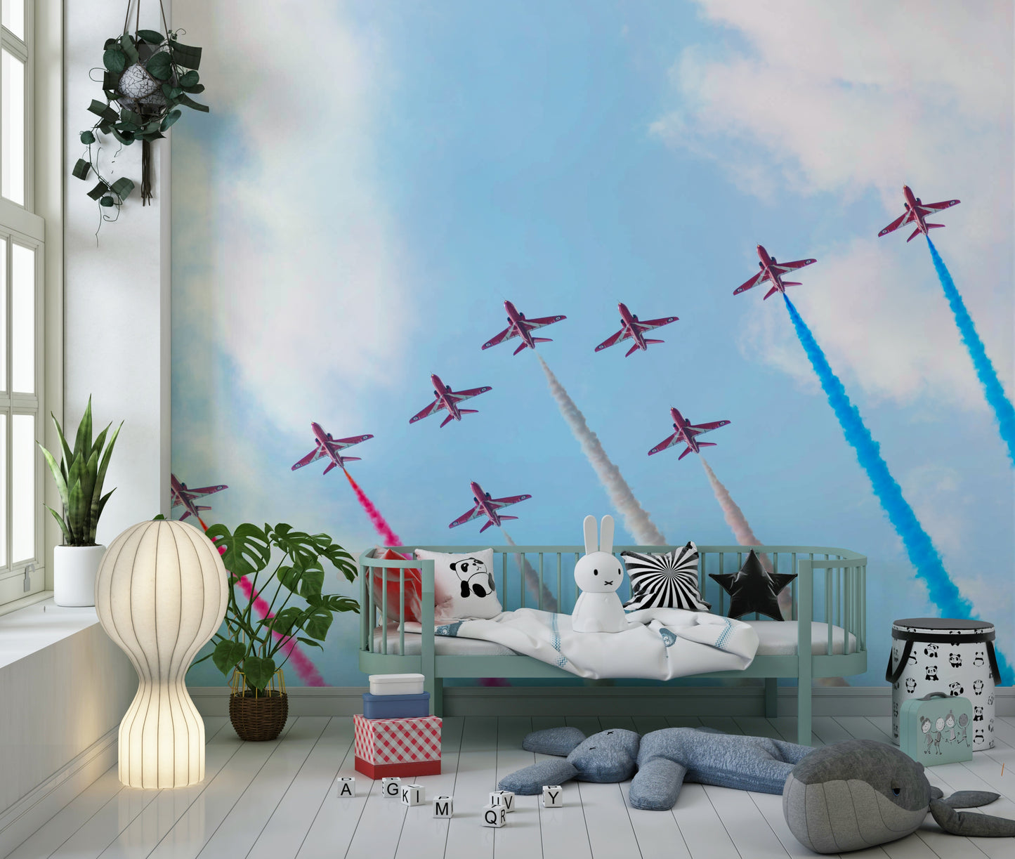 Air Show Spectacle Wall Mural