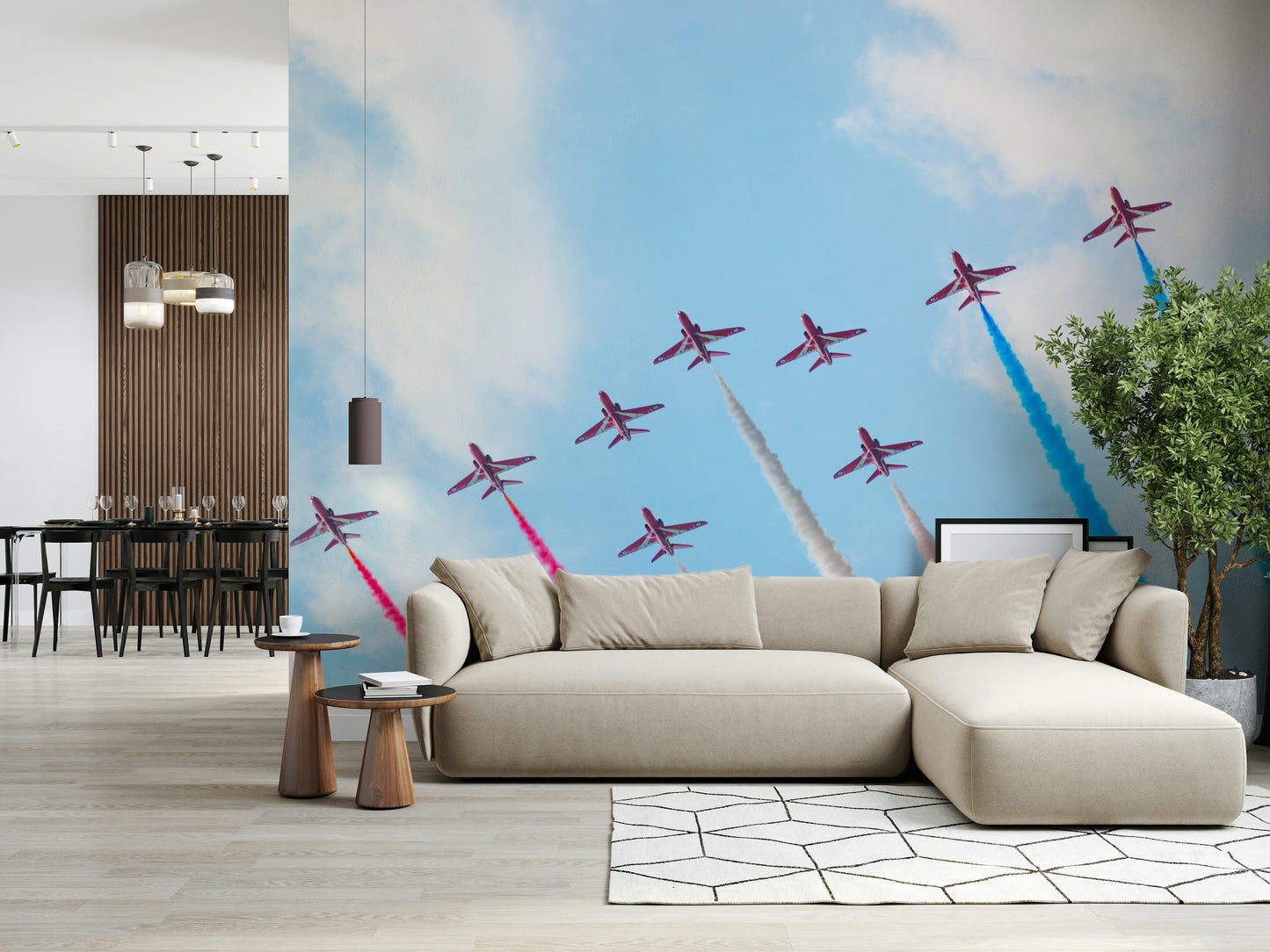Air Show Spectacle Wall Mural
