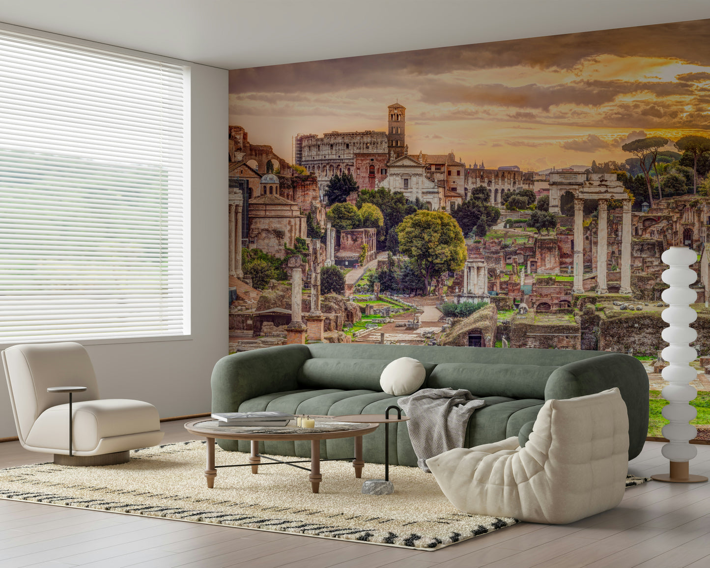 Ruins of the Roman Forum Wall Mural