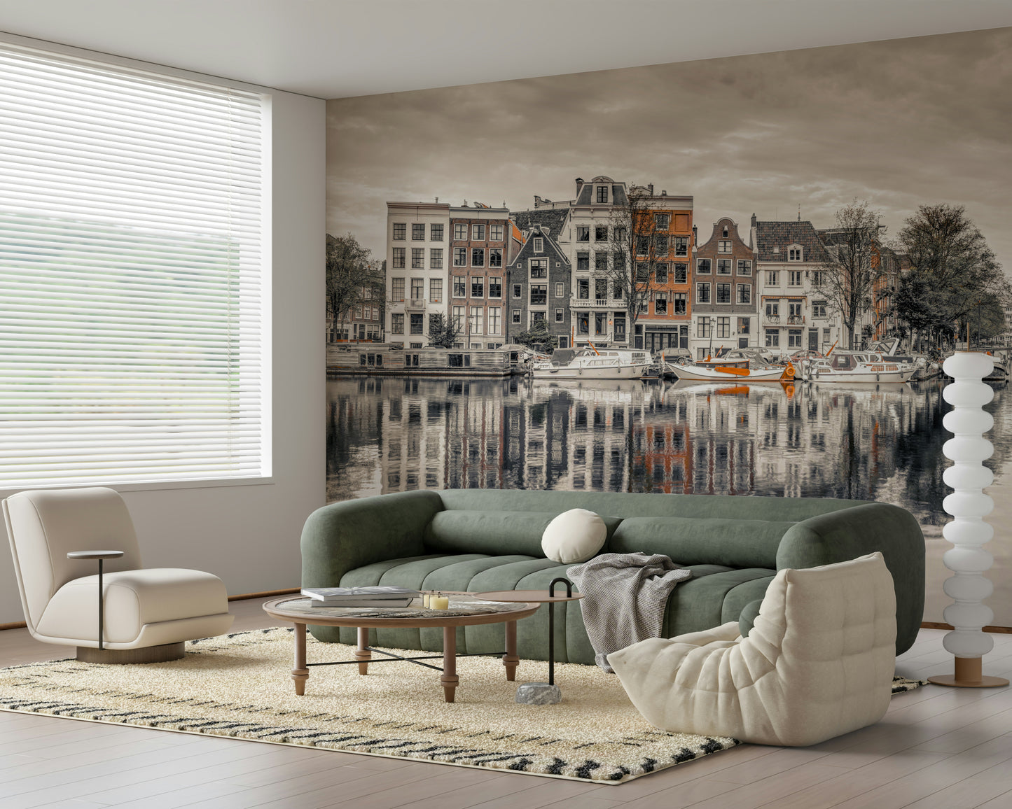 Canal Harmony Wall Mural