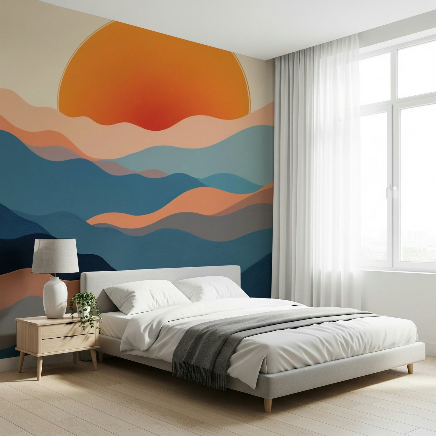 Horizon Layers Wall Mural