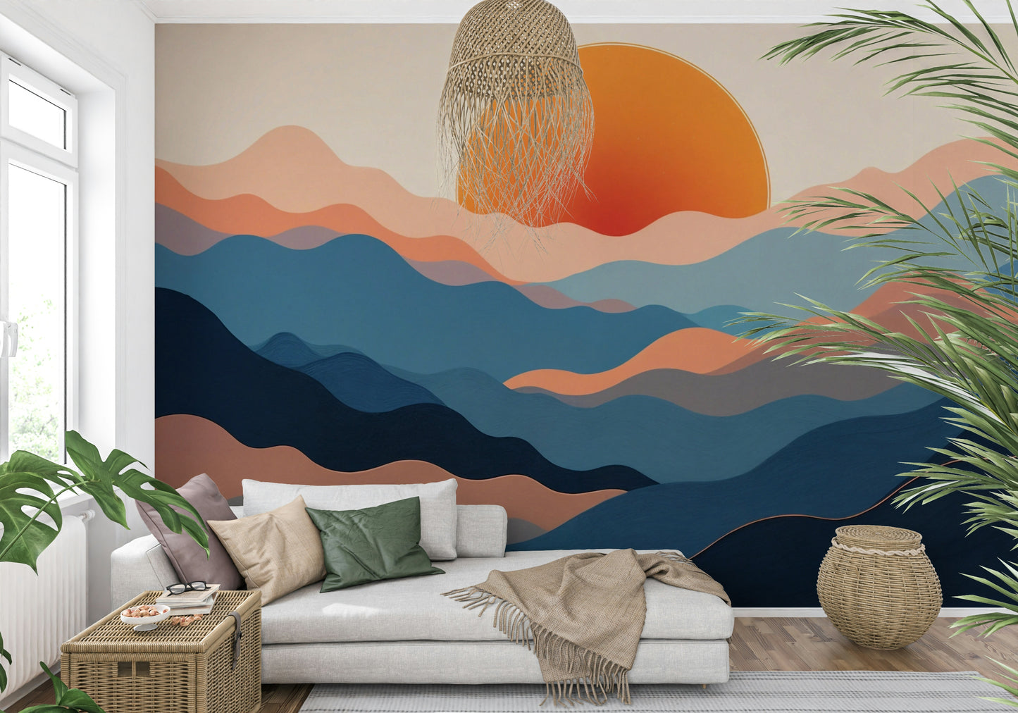 Horizon Layers Wall Mural