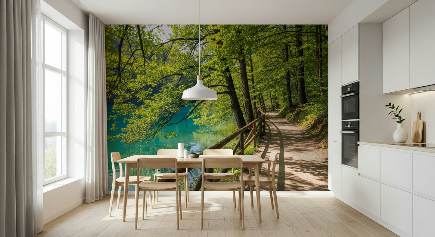 Lakeside Serenity Wall Mural