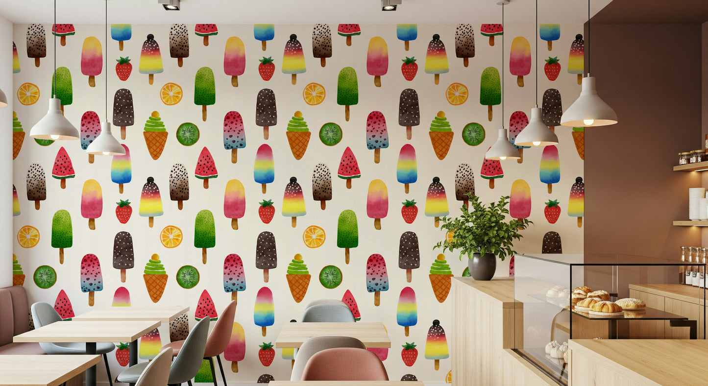Summer Ice Pops Wallpaper⁠