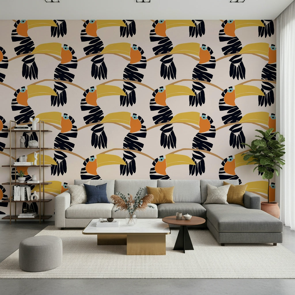 Toucans on Parade Wallpaper⁠