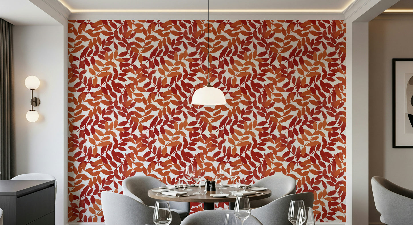 Rustic Leaves Wallpaper⁠