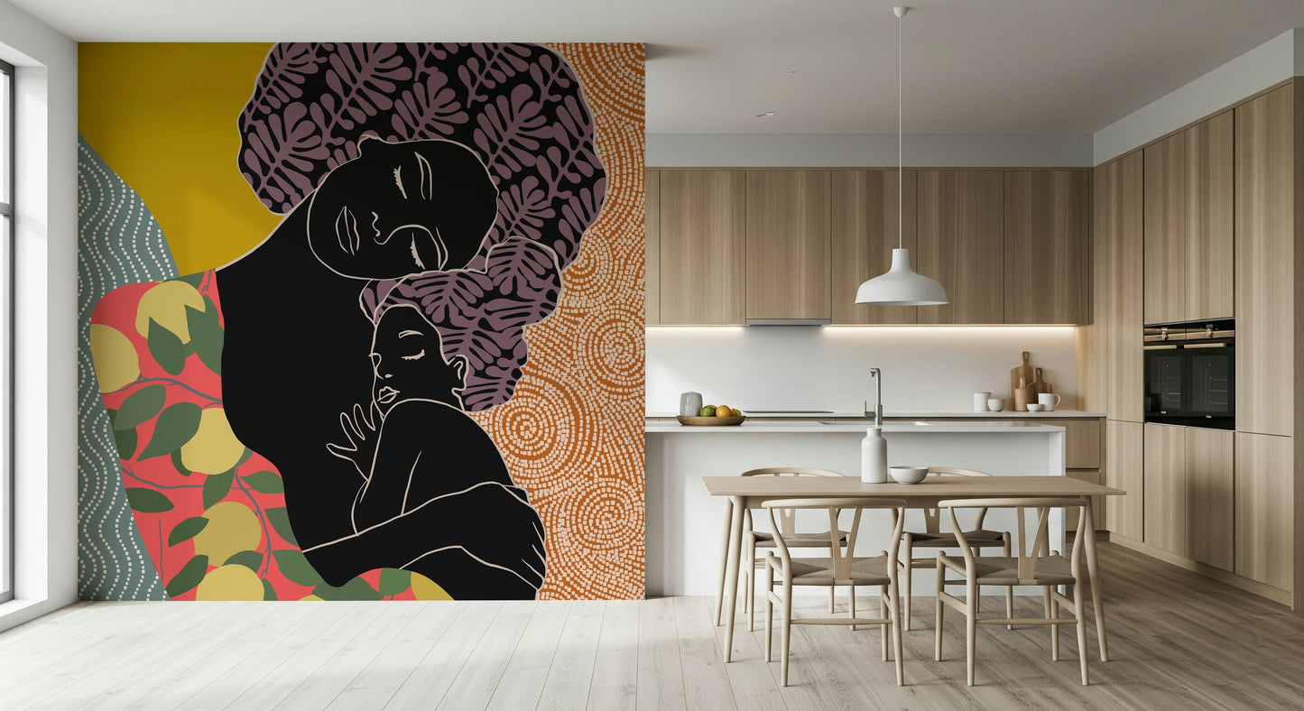 Mother's Embrace Wall Mural