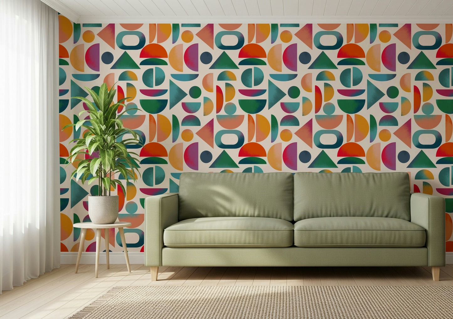Mid-Century Pop Wallpaper⁠