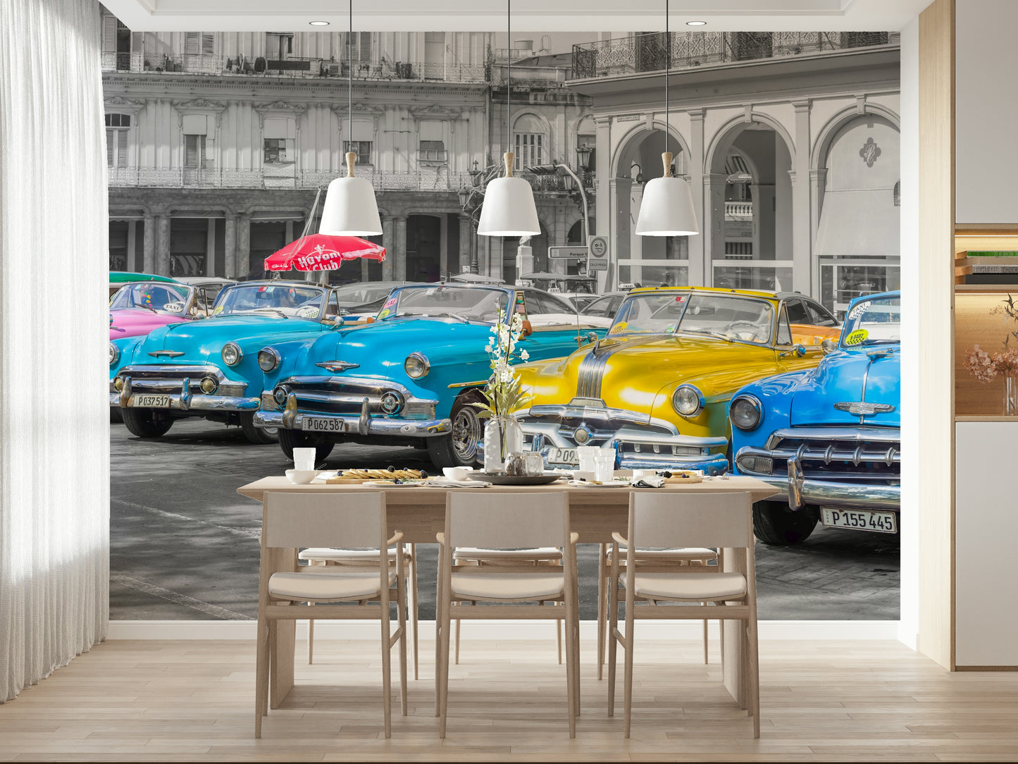 Old-school Rides Wall Mural