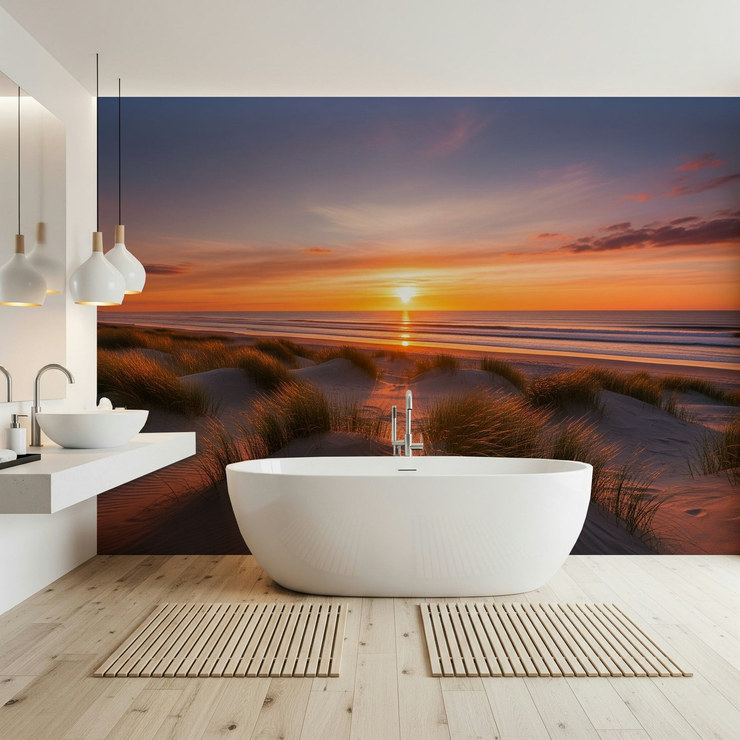 Golden Dune Dawn Wall Mural