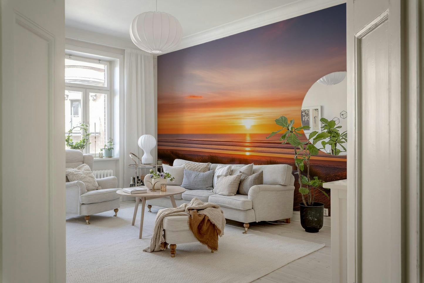 Golden Dune Dawn Wall Mural
