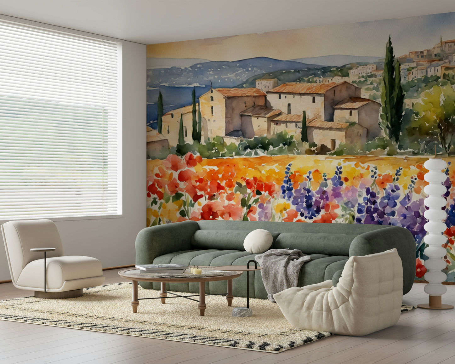 Provençal Vista Wall Mural