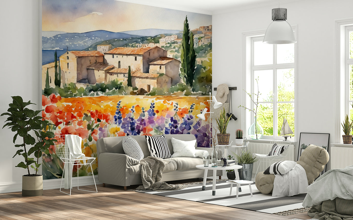 Provençal Vista Wall Mural