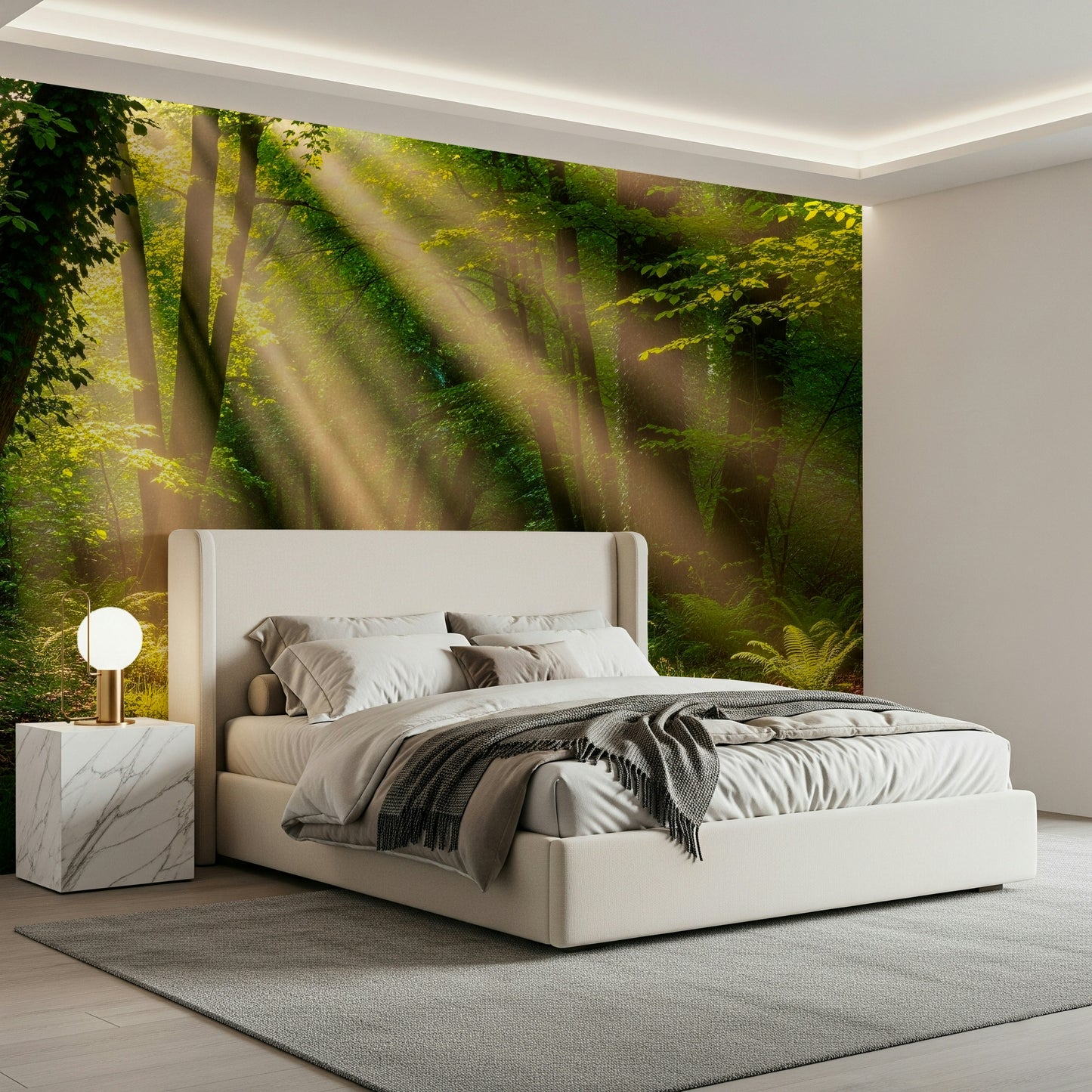 Sunlit Path Wall Mural