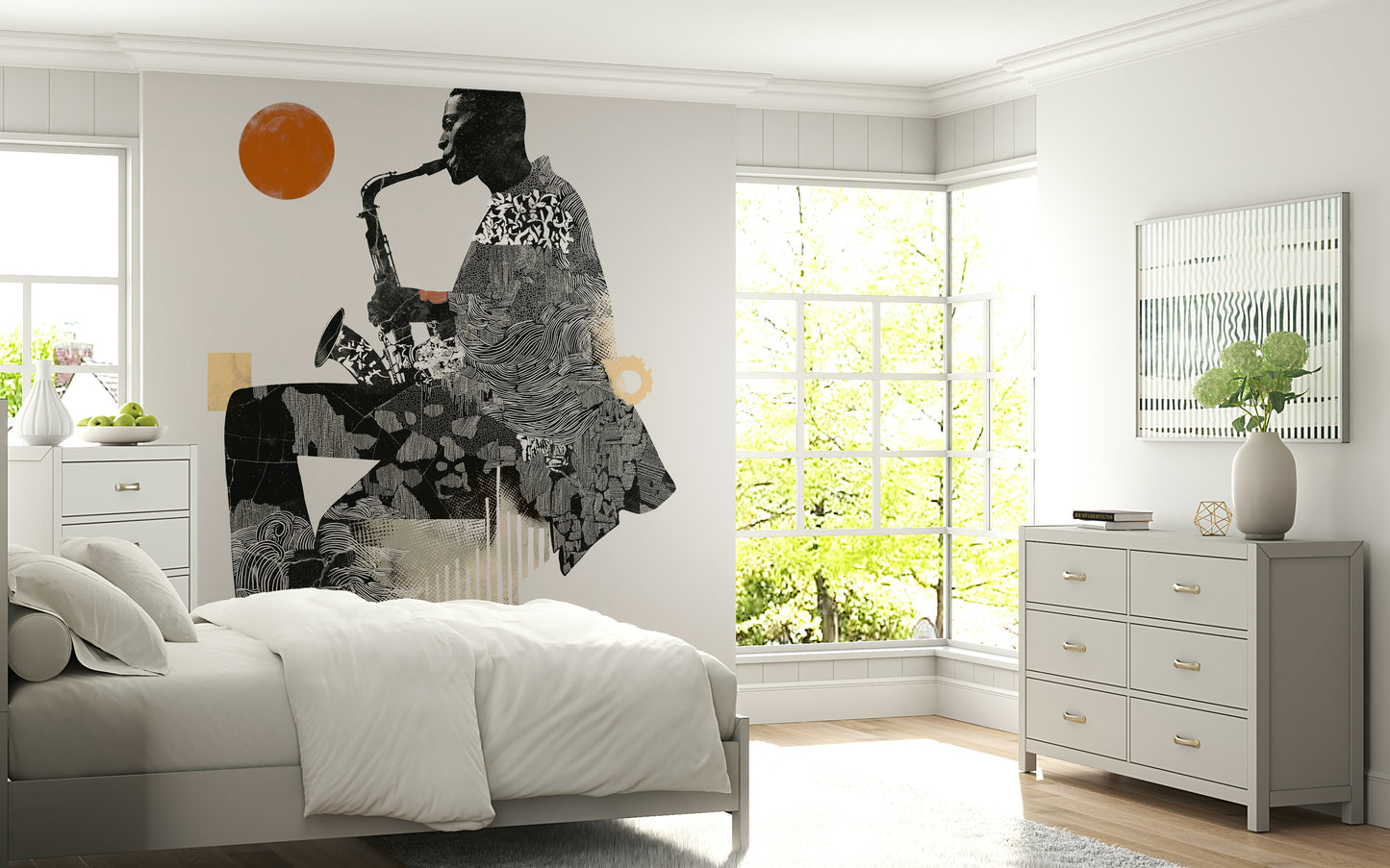 Urban Jazz Wall Mural