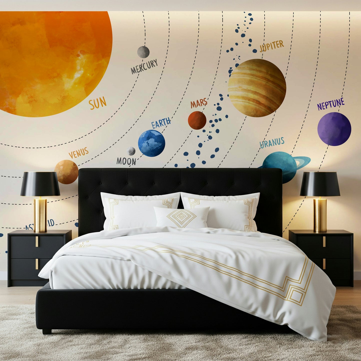 Solar System Wall Art Wall Mural