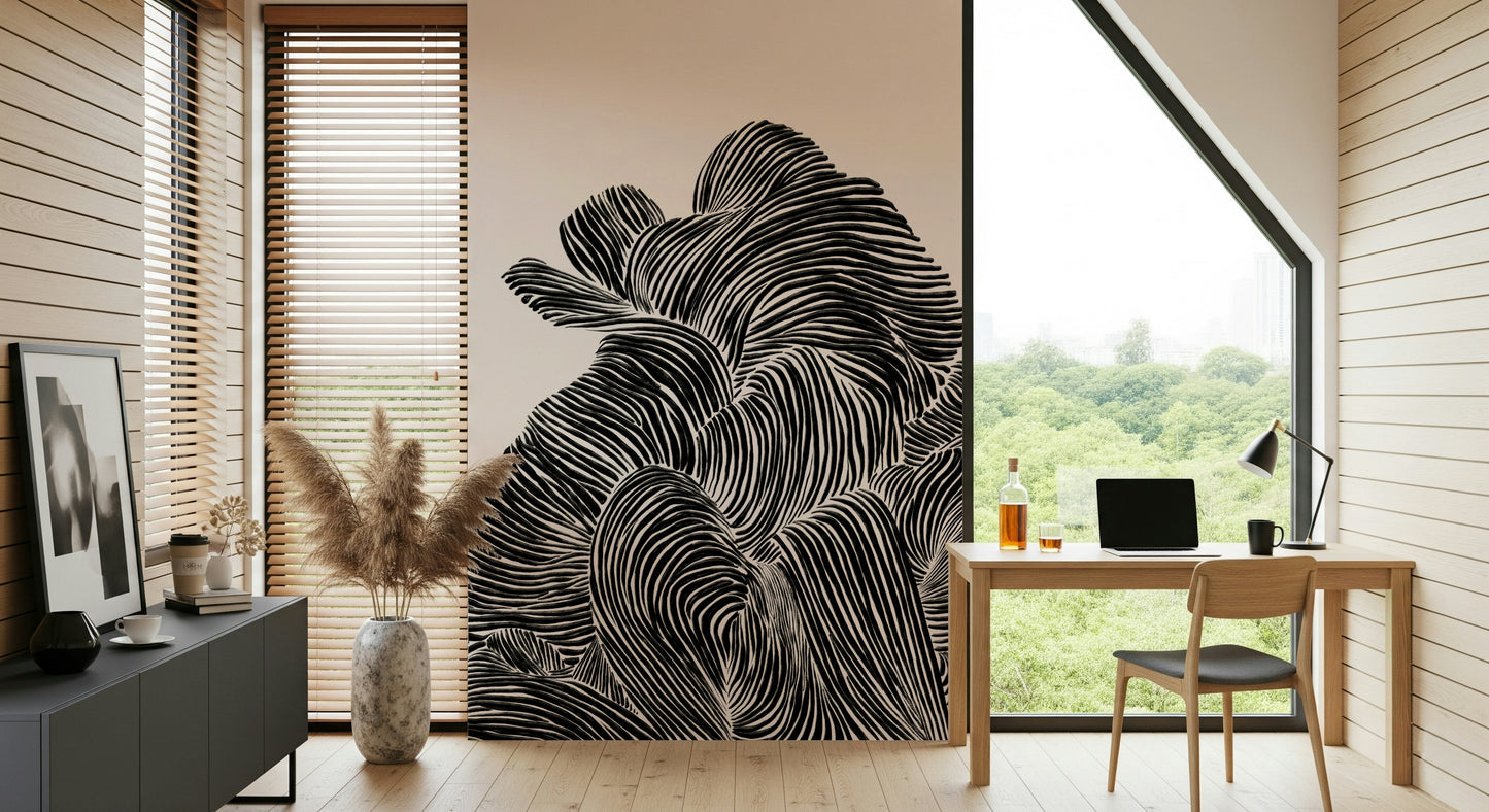 Linear Wall Mural