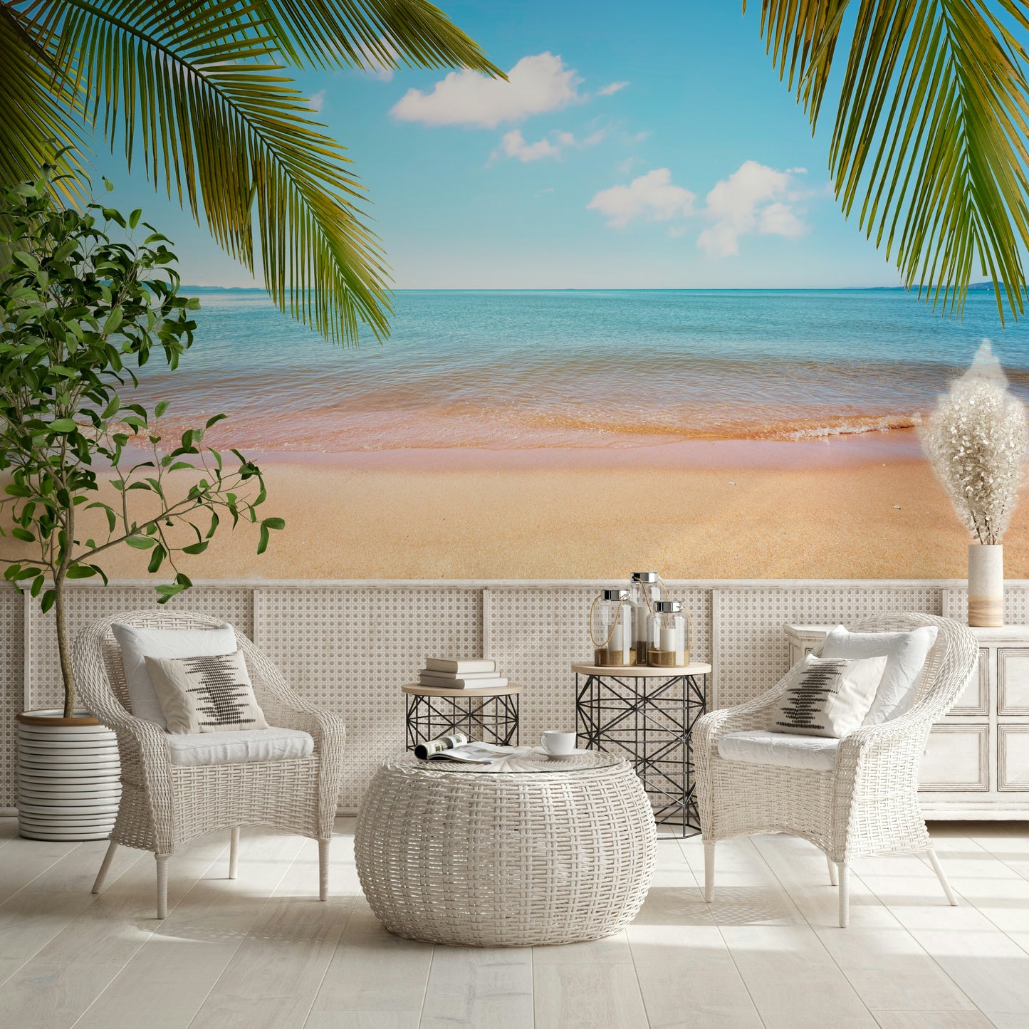 Tropical Shore Wall Mural