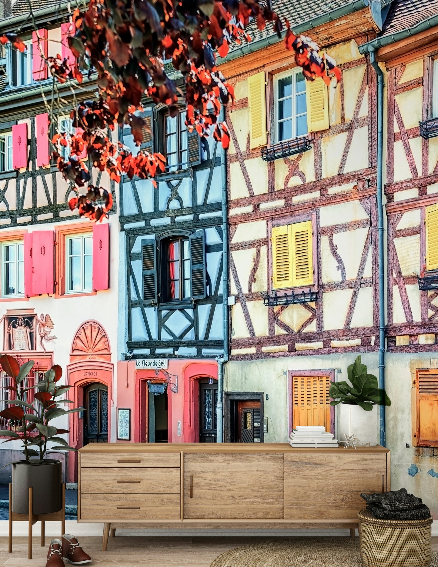 Vintage Alsace Wall Mural