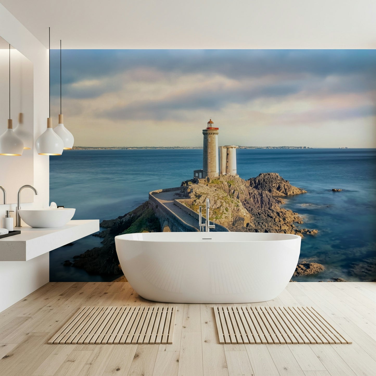Petit Minou Lighthouse Wall Mural