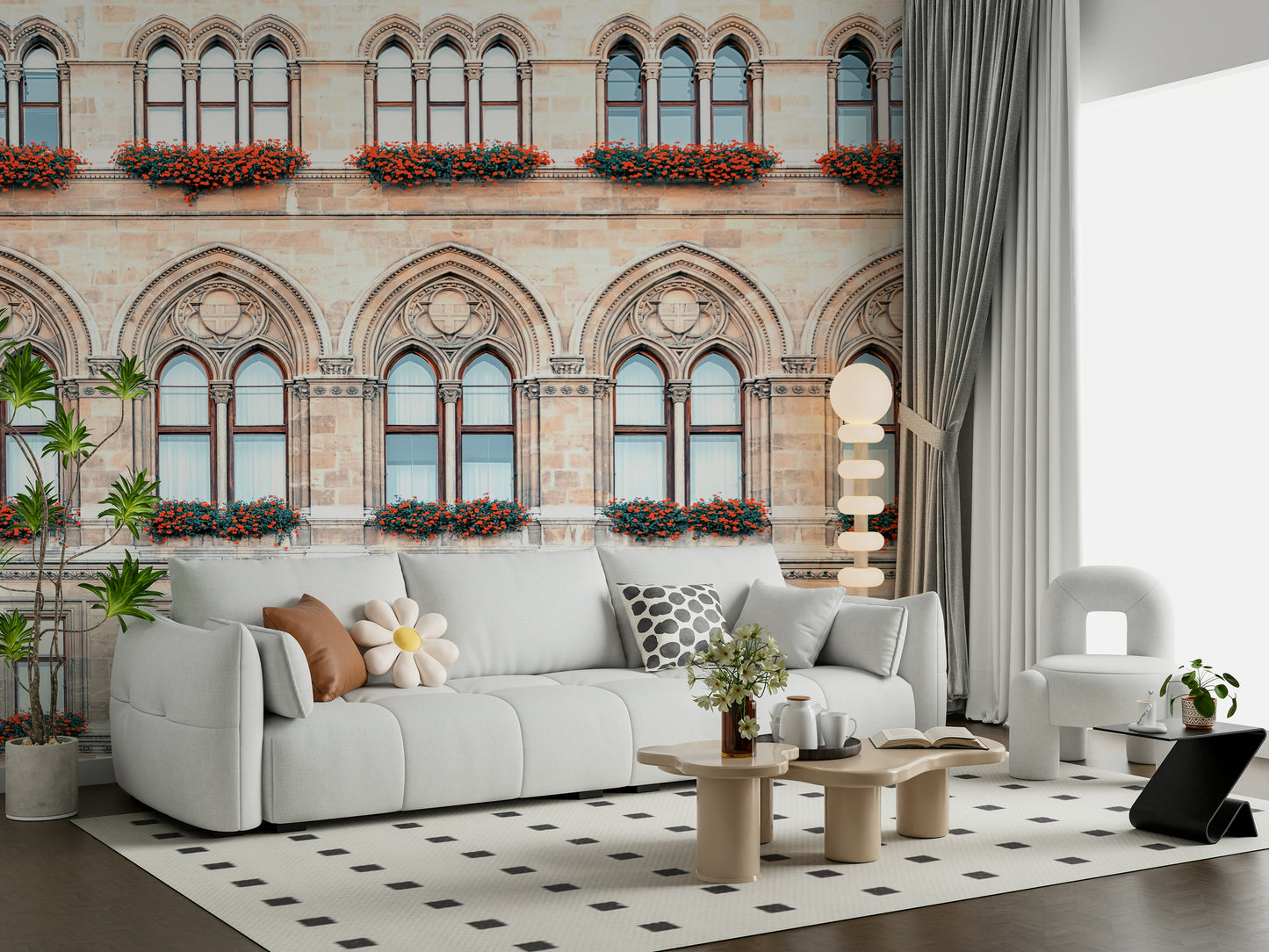 Vienna Facade Wall Mural