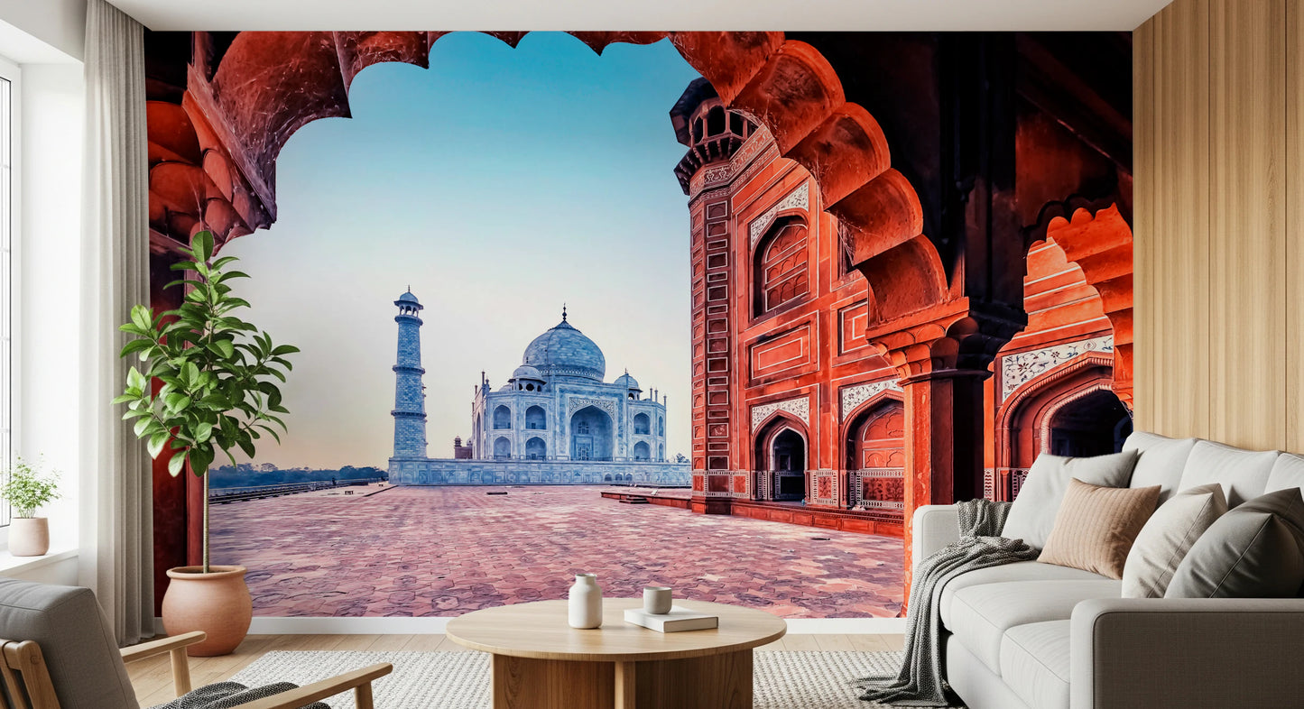 Taj Mahal Architecture Wall Mural