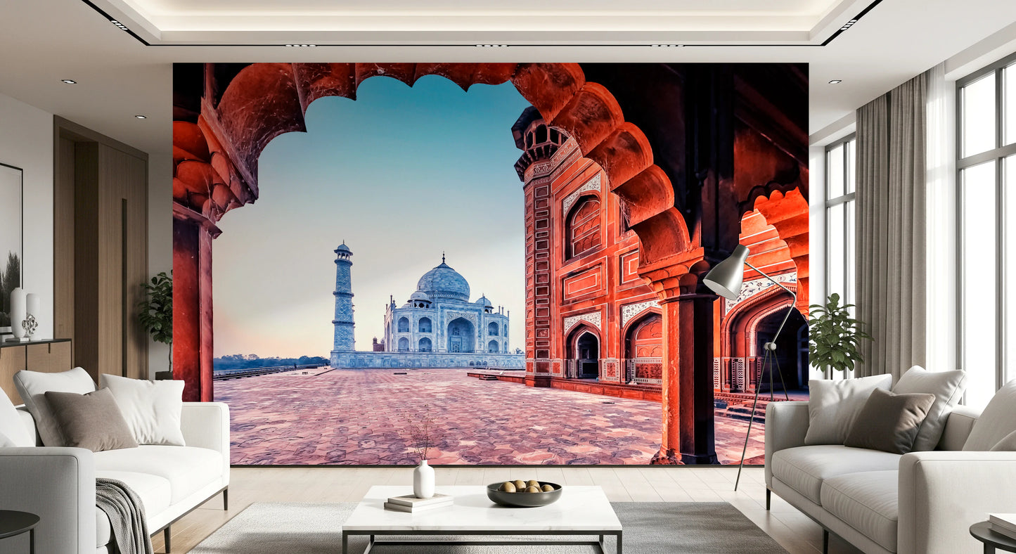 Taj Mahal Architecture Wall Mural