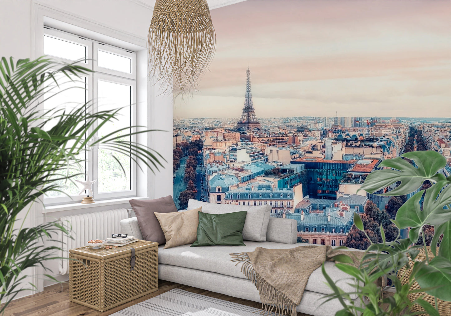 Eiffel Tower View Wall Mural