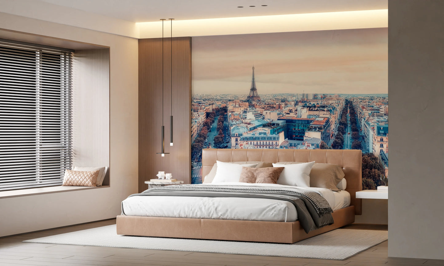 Eiffel Tower View Wall Mural