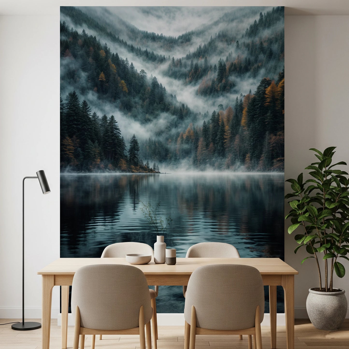Mystic Lake Reflections Wall Mural